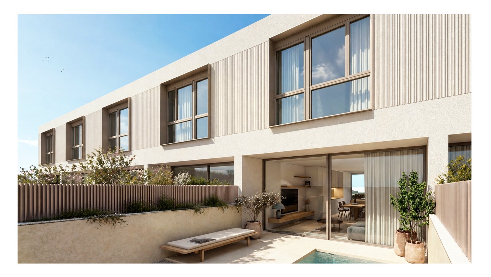 Fachada exterior del Residencial Palmeras 7